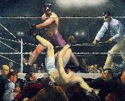 George Wesley Bellows Dempsey and Firpo France oil painting artist